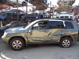 2006 TOYOTA HIGHLANDER GREEN 3.3L AT 2WD Z17844